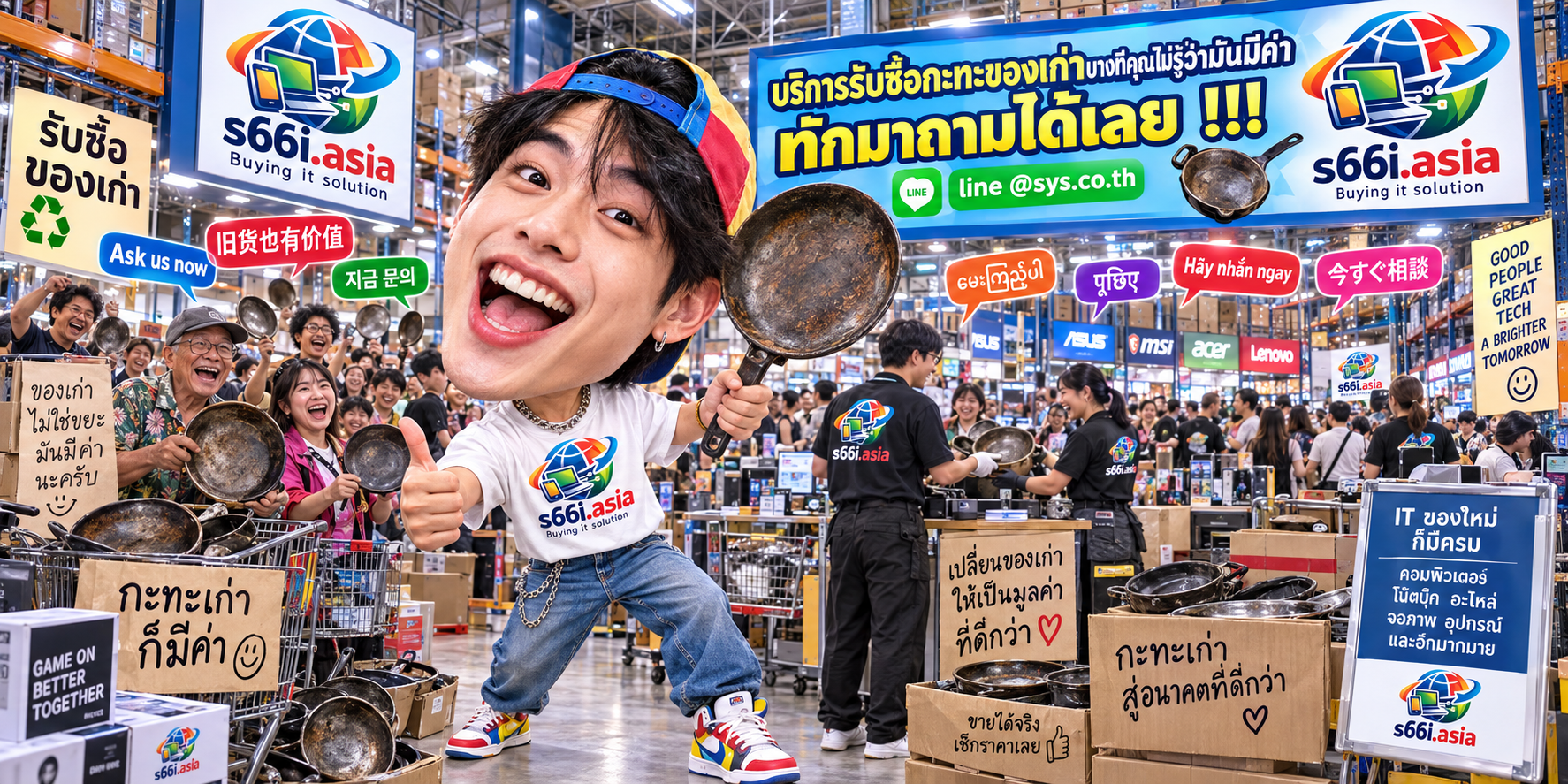 โกดัง s66i.asia ให้บริการรับซื้อกะทะทั่วประเทศไทย