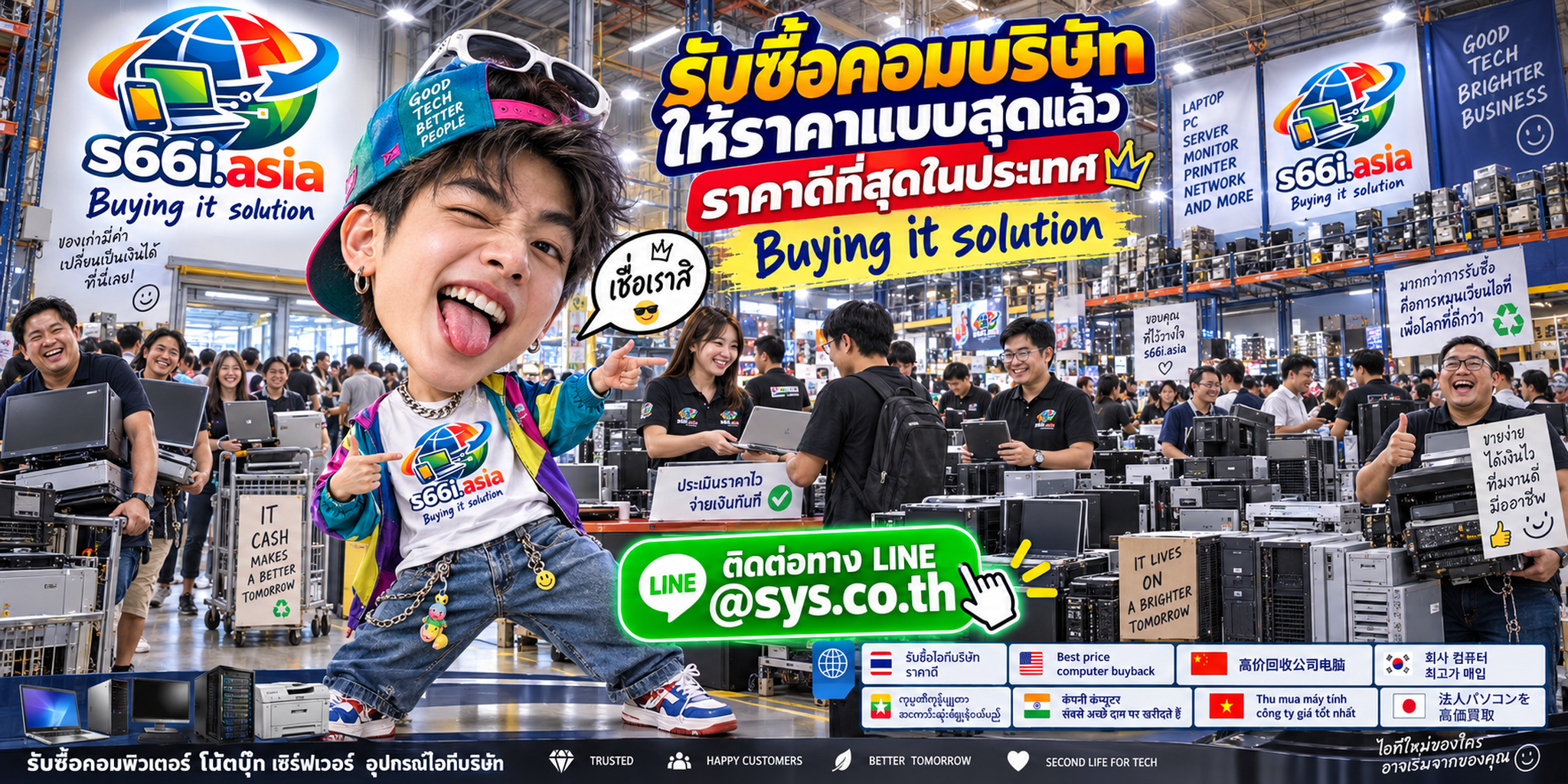 s66i.asia Buying IT Solution รับซื้อคอมบริษัททั่วประเทศไทย