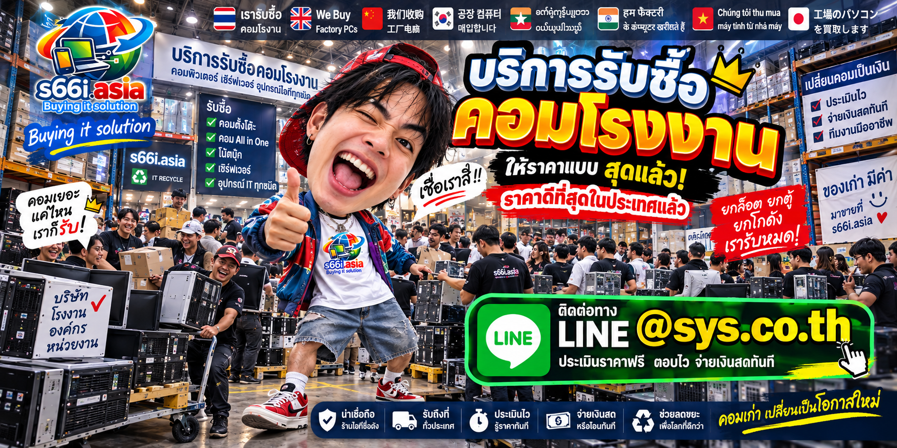 s66i.asia Buying IT Solution รับซื้อคอมโรงงานทั่วประเทศไทย