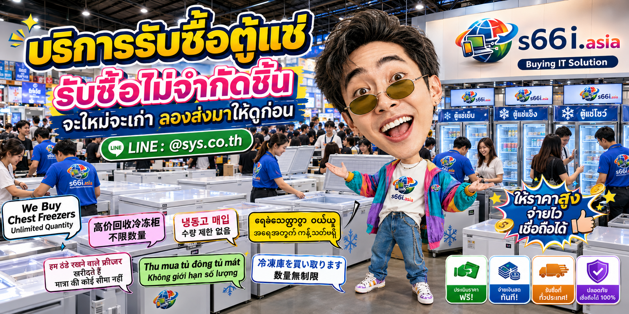s66i.asia Buying IT Solution รับซื้อตู้แช่ทั่วประเทศไทย