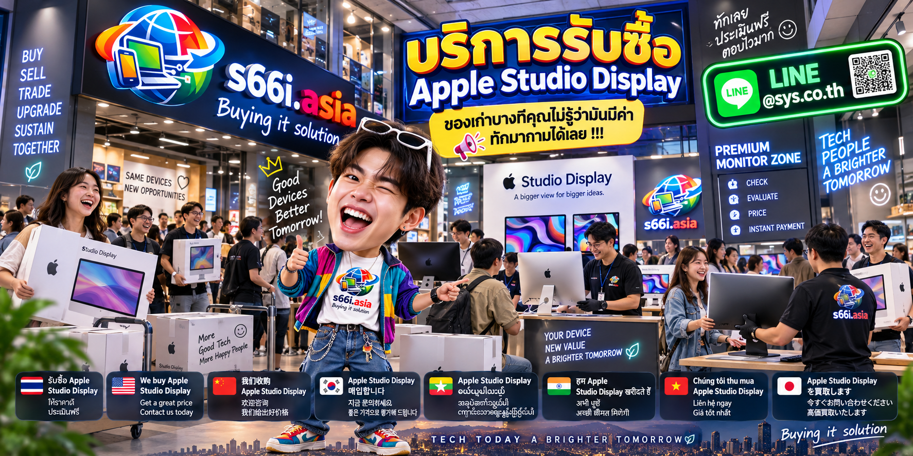 โกดังรับซื้อ Apple Studio Display s66i.asia มีทีมงานและลูกค้าใช้บริการจำนวนมาก