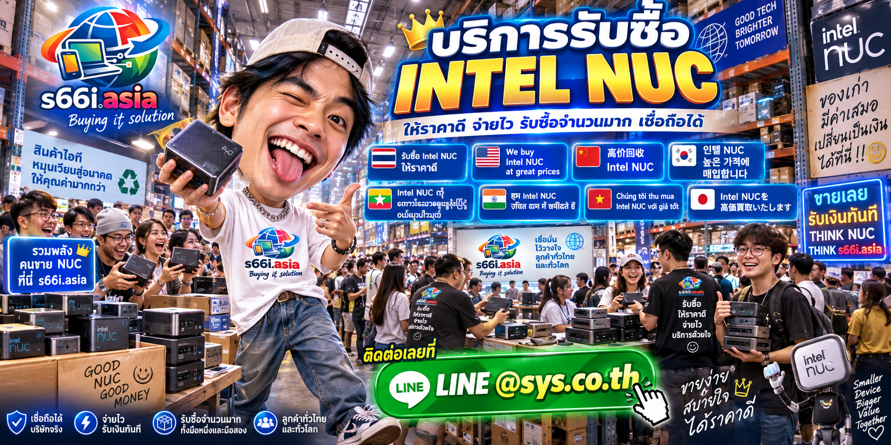 s66i.asia Buying IT Solution รับซื้อ Intel NUC ทั่วประเทศไทย