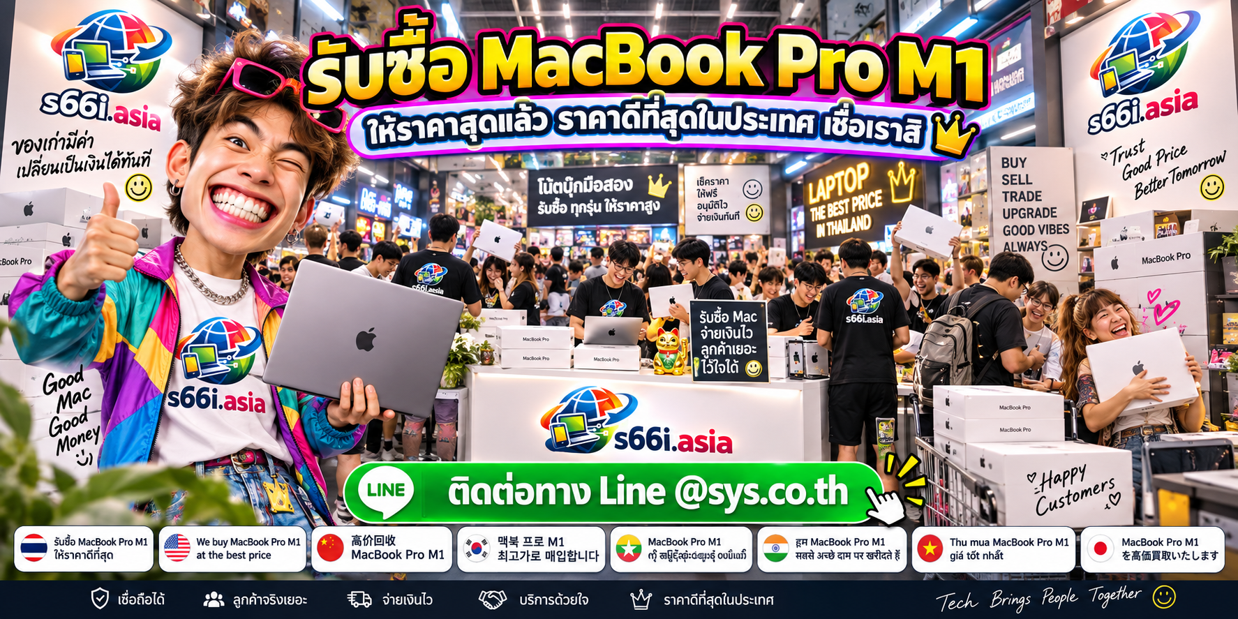 s66i.asia รับซื้อ MacBook Pro M1 ติดต่อ LINE @sys.co.th