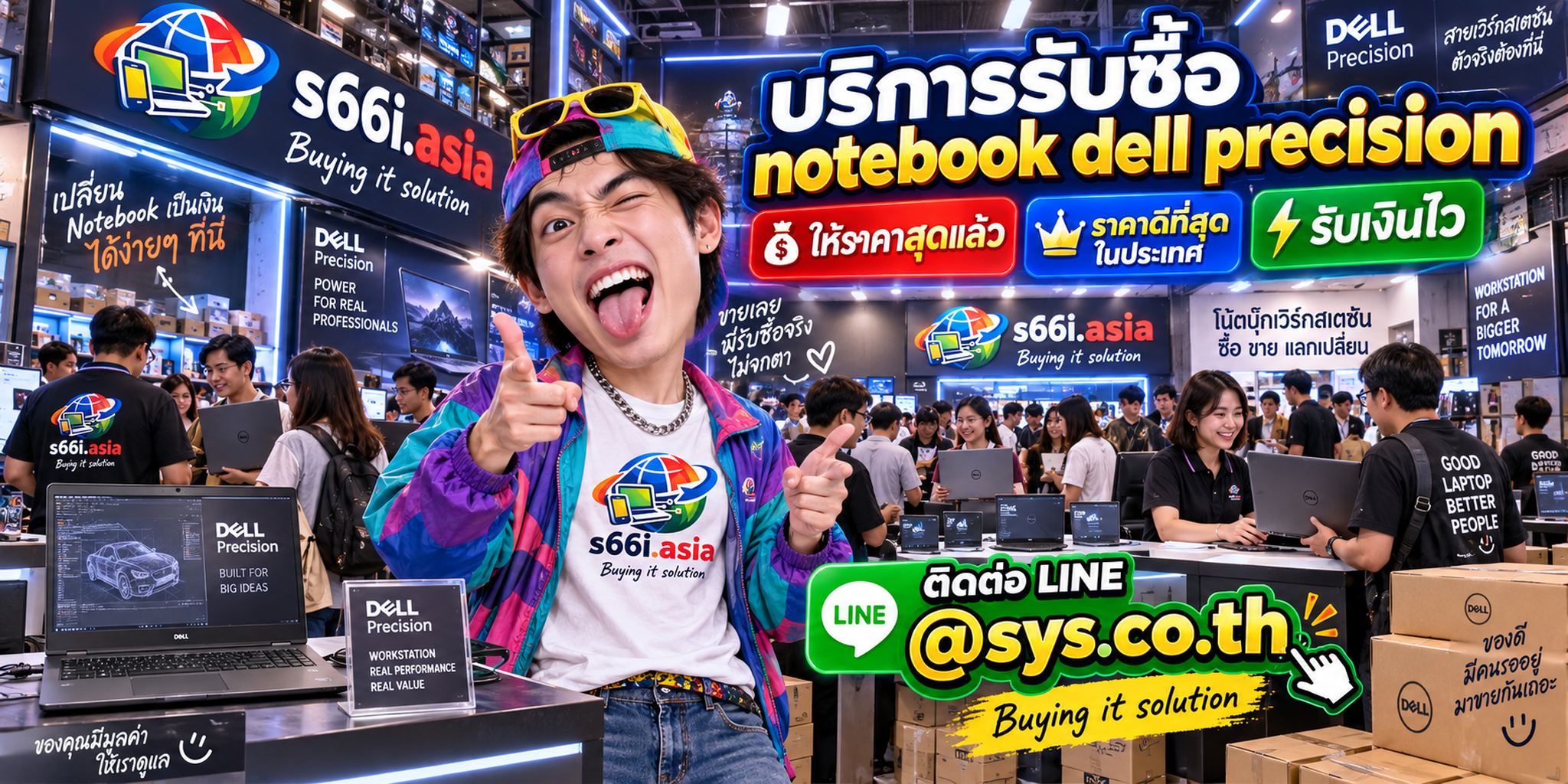 s66i.asia Buying IT Solution รับซื้อ Notebook Dell Precision ทั่วประเทศไทย