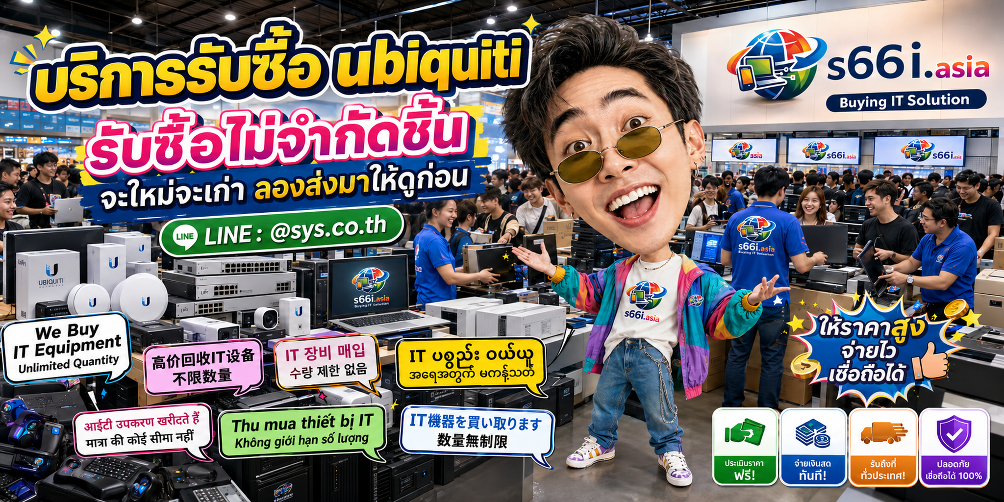 s66i.asia รับซื้อ Ubiquiti ติดต่อ LINE @sys.co.th